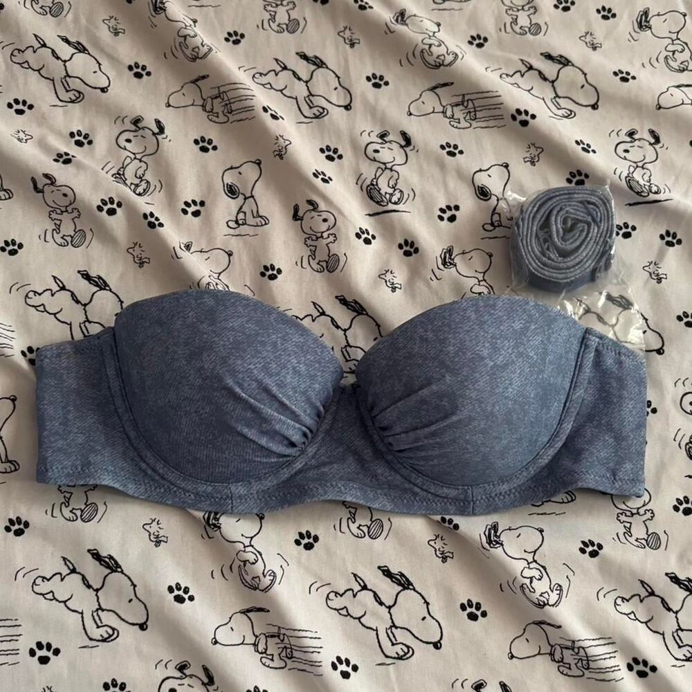 Aerie Women's Blue Bikini tops